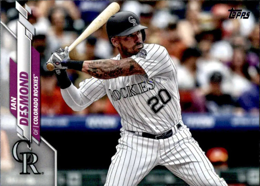 2020 Topps #268 Ian Desmond NM-MT Colorado Rockies Baseball Card