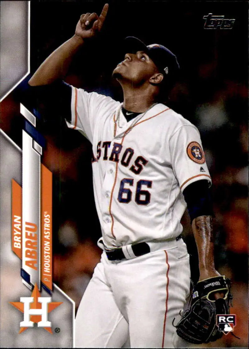 2020 Topps #273 Bryan Abreu NM-MT RC Rookie Houston Astros Baseball Card - Baseball Card Single