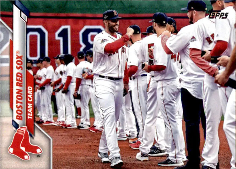 2020 Topps #274 Boston Red Sox NM-MT Baseball Card - Baseball Card Single