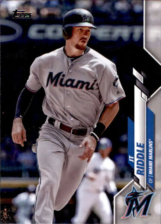 2020 Topps #275 JT Riddle NM-MT Miami Marlins Baseball Card - Baseball Card Single