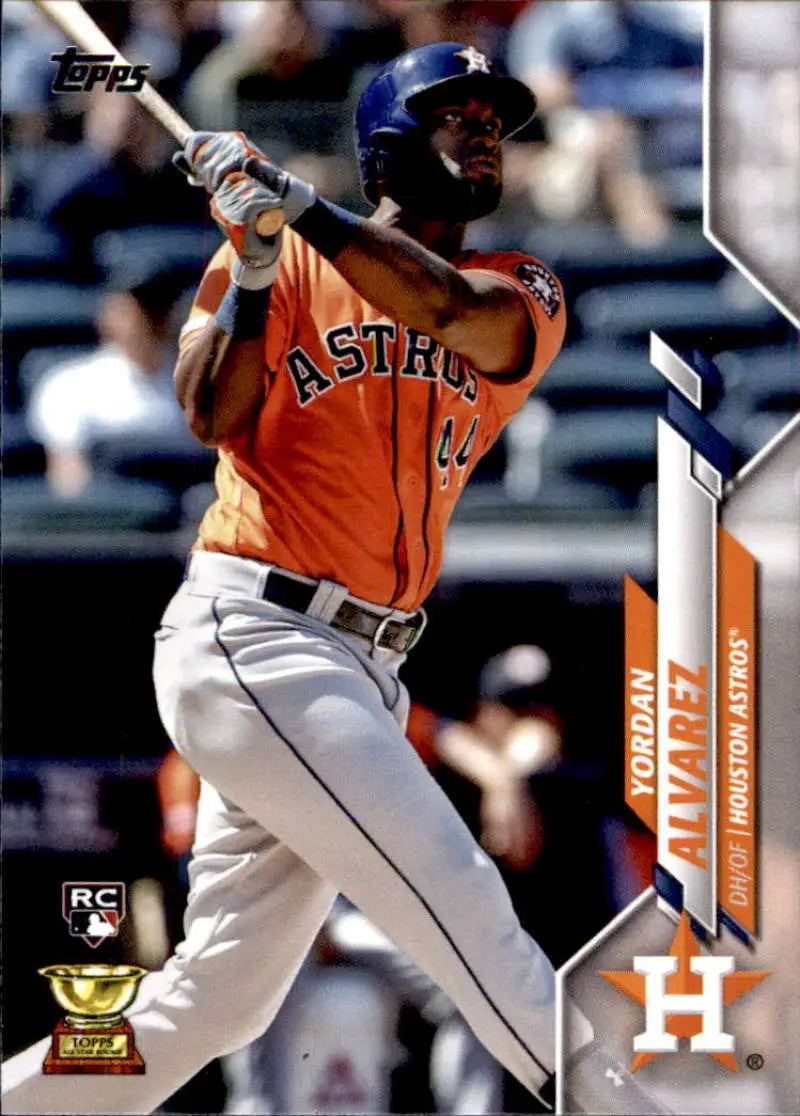 2020 Topps #276 Yordan Alvarez NM-MT RC Rookie Houston Astros Baseball Card - Baseball Card Single