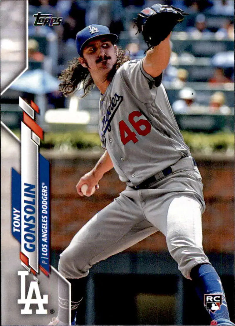 2020 Topps #280 Tony Gonsolin NM-MT RC Rookie Los Angeles Dodgers Baseball Card - Baseball Card Single