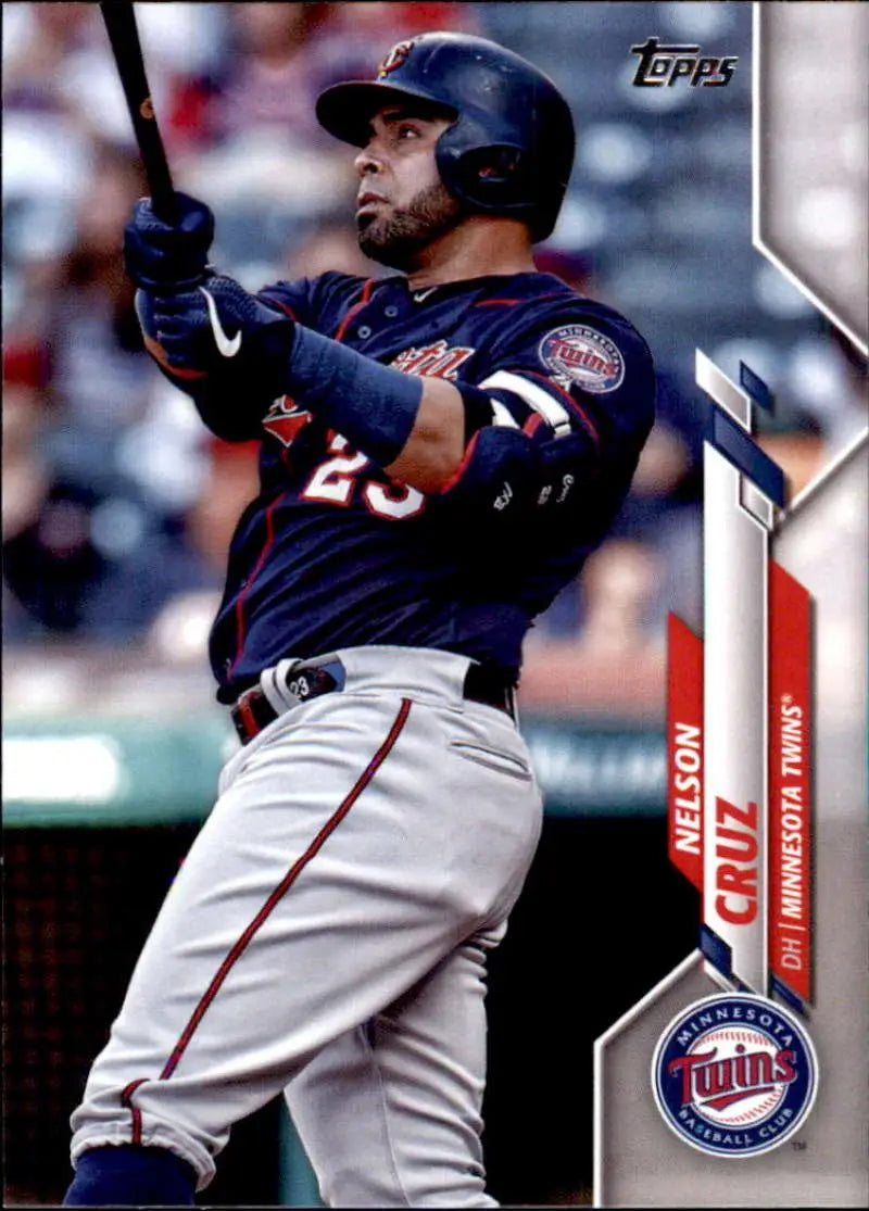 2020 Topps #281 Nelson Cruz NM-MT Minnesota Twins Baseball Card - Baseball Card Single