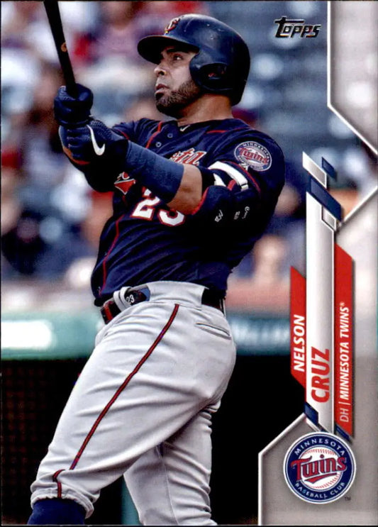 2020 Topps #281 Nelson Cruz NM-MT Minnesota Twins Baseball Card - Baseball Card Single