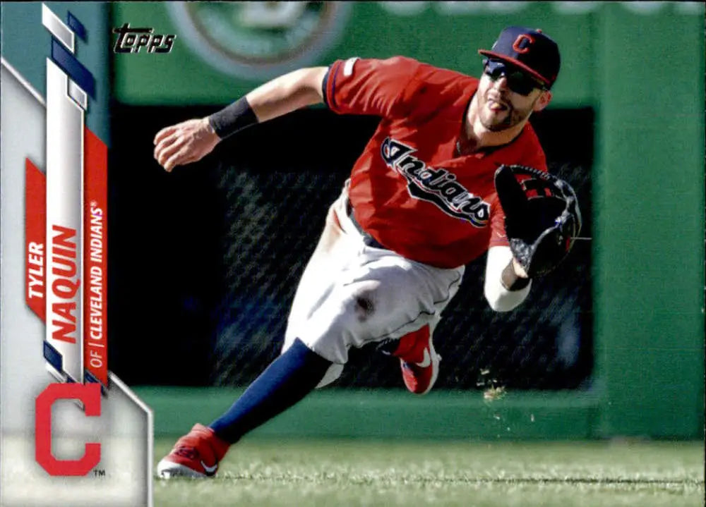 2020 Topps #291 Tyler Naquin NM-MT Cleveland Indians Baseball Card - Baseball Card Single
