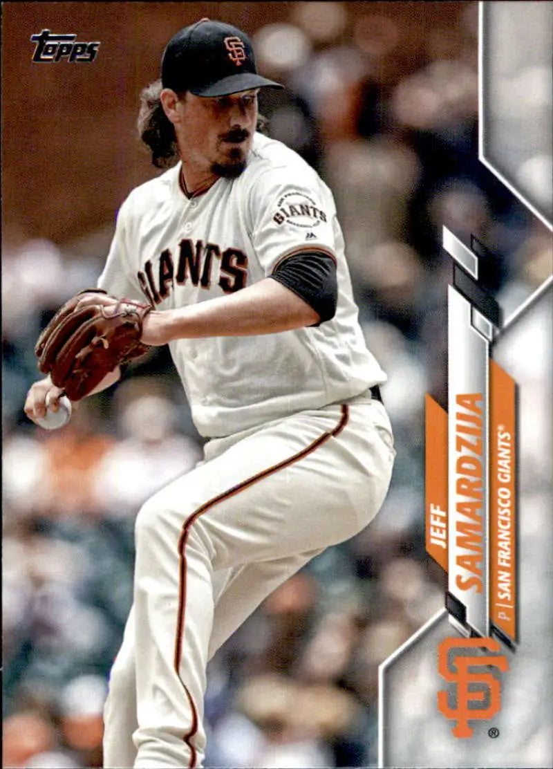 2020 Topps #295 Jeff Samardzija NM-MT San Francisco Giants Baseball Card - Baseball Card Single