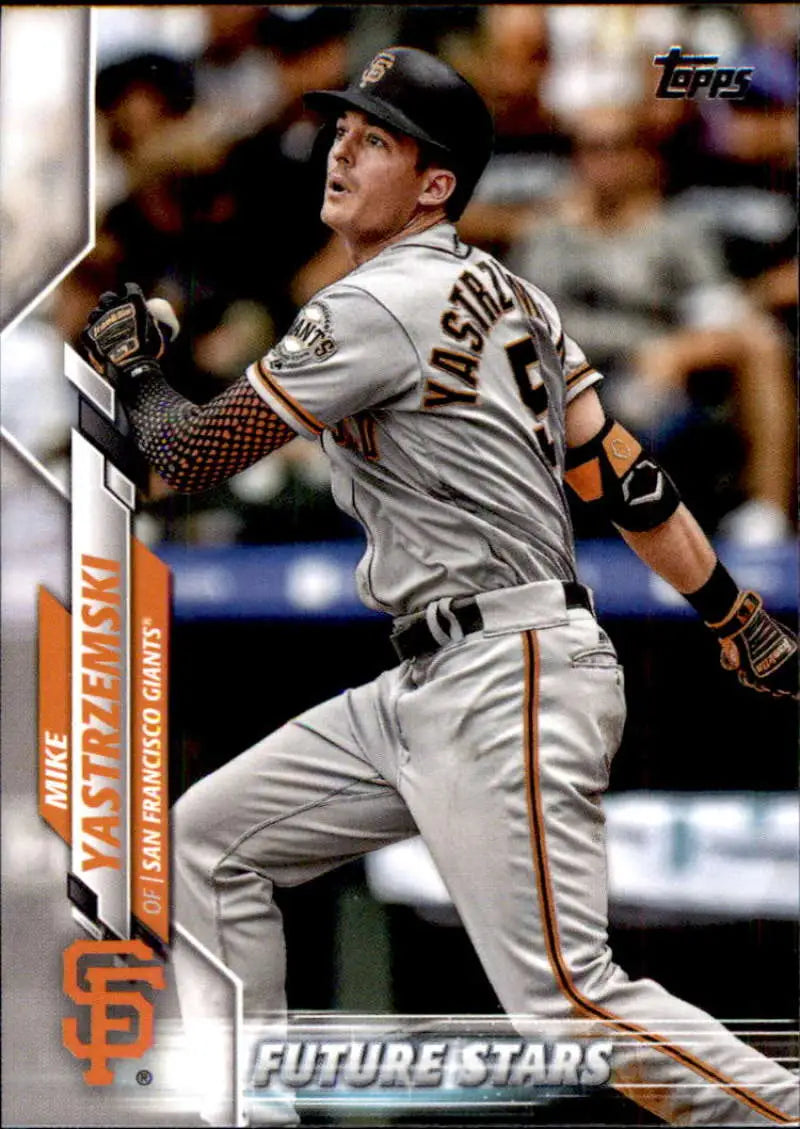 2020 Topps #297 Mike Yastrzemski NM-MT San Francisco Giants Baseball Card - Baseball Card Single