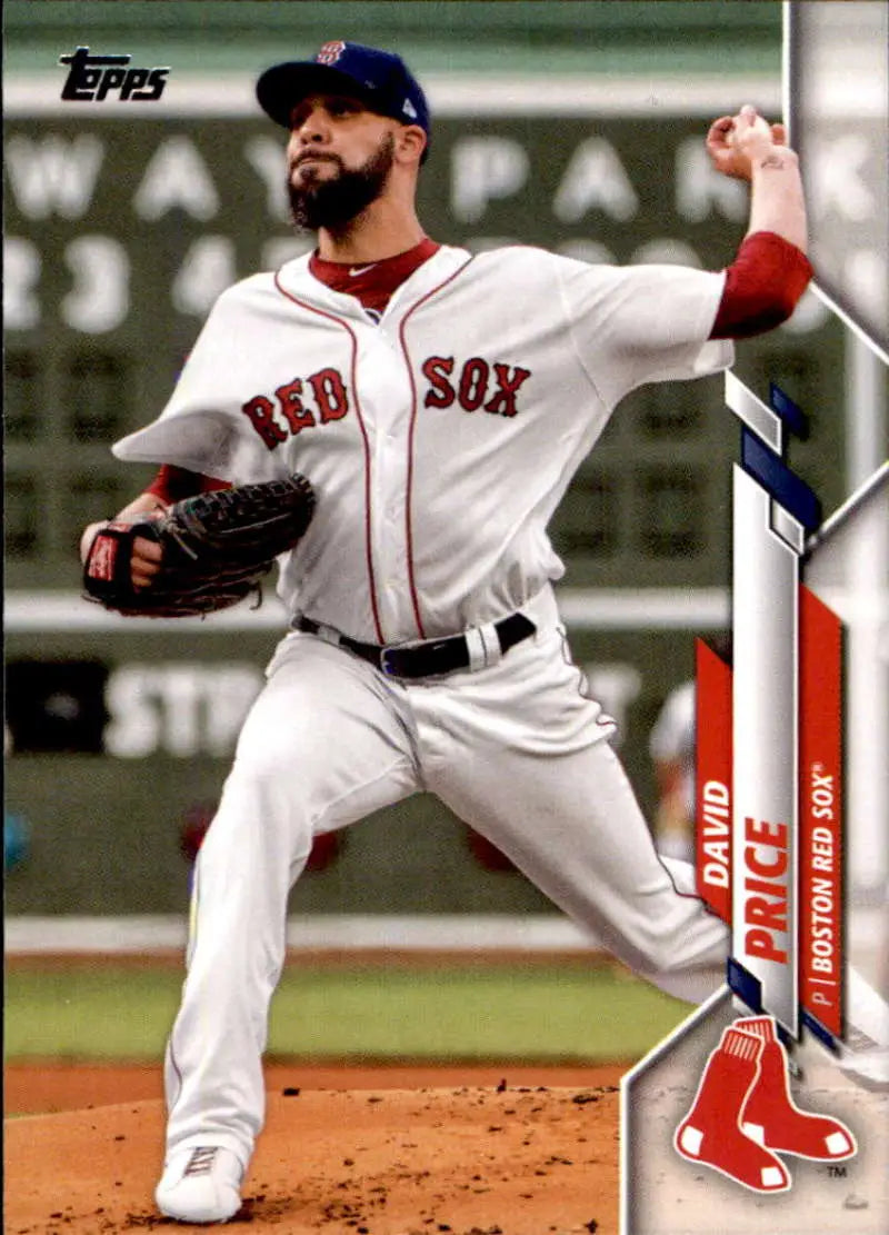 2020 Topps #299 David Price NM-MT Boston Red Sox Baseball Card - Baseball Card Single