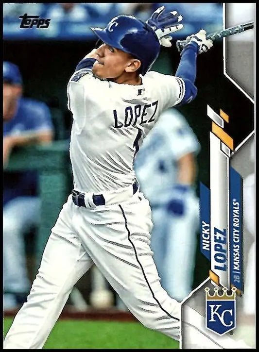 2020 Topps #3 Nicky Lopez NM-MT Kansas City Royals Baseball Card - Baseball Card Single
