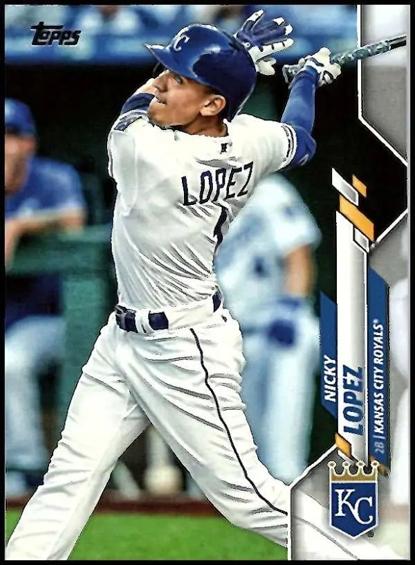 2020 Topps #3 Nicky Lopez NM-MT Kansas City Royals Baseball Card - Baseball Card Single