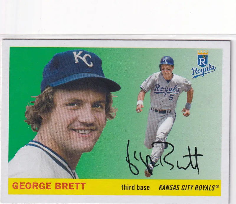 2020 TOPPS #30 GEORGE BRETT- KANSAS CITY ROYALS - Baseball Card Single