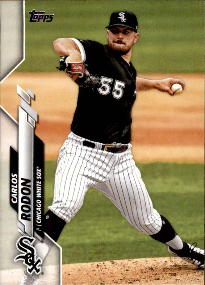 2020 Topps #308 Carlos Rodon NM-MT Chicago White Sox Baseball Card - Baseball Card Single