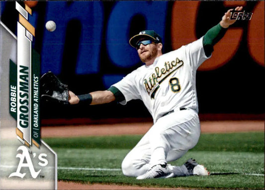 2020 Topps #309 Robbie Grossman NM-MT Oakland Athletics Baseball Card - Baseball Card Single