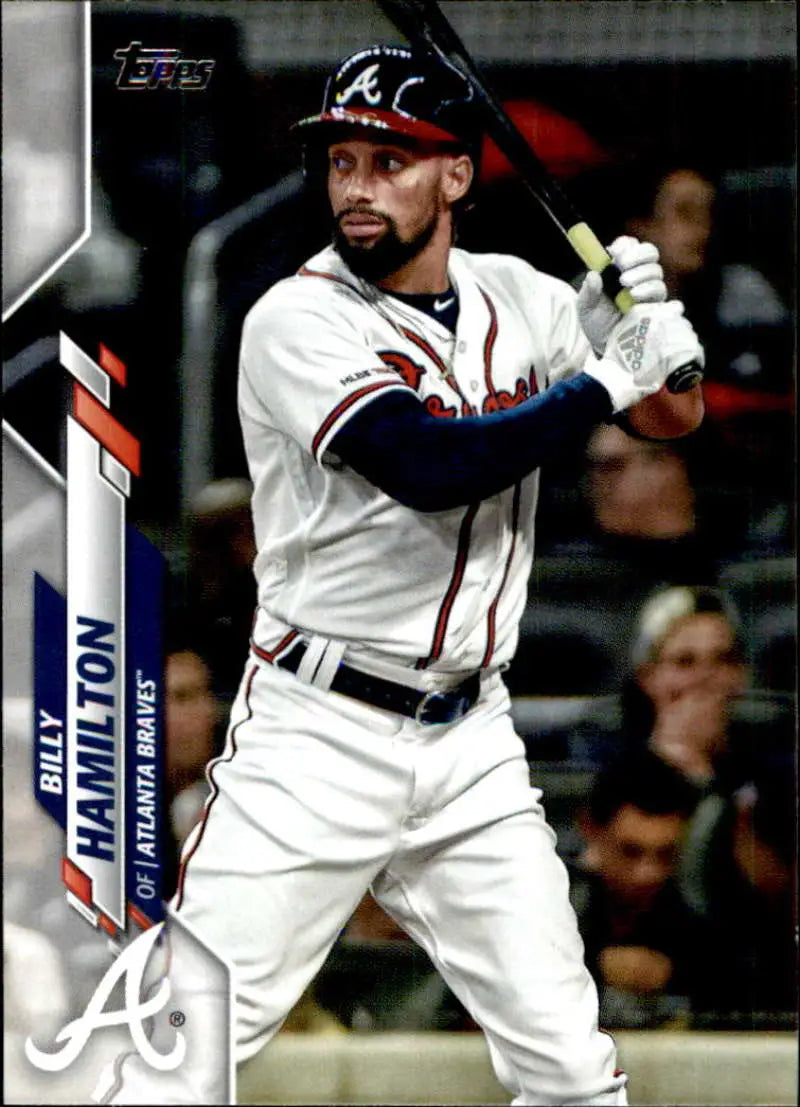 2020 Topps #312 Billy Hamilton NM-MT Atlanta Braves Baseball Card - Baseball Card Single