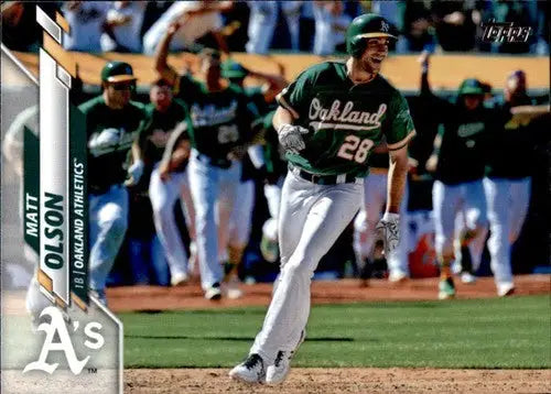 2020 Topps #319 Matt Olson NM-MT Athletics - Baseball Card Single