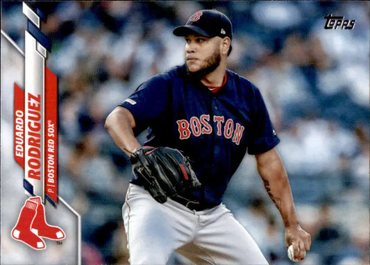 2020 Topps #321 Eduardo Rodriguez NM-MT Boston Red Sox Baseball Card - Baseball Card Single