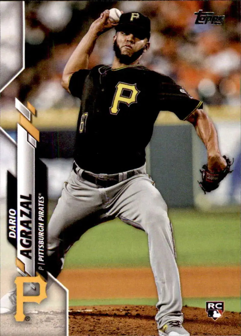 2020 Topps #322 Dario Agrazal NM-MT RC Rookie Pittsburgh Pirates Baseball Card - Baseball Card Single