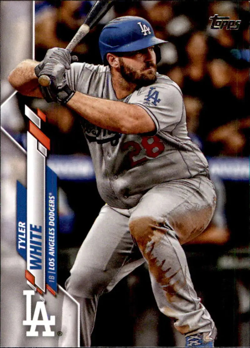 2020 Topps #323 Tyler White NM-MT Los Angeles Dodgers Baseball Card - Baseball Card Single
