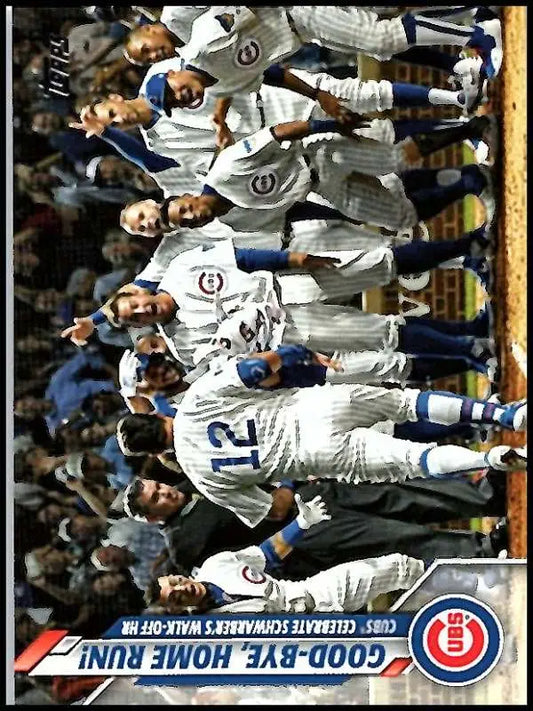 2020 Topps #325 Good-Bye Home Run NM-MT Chicago Cubs Baseball Card - Baseball Card Single