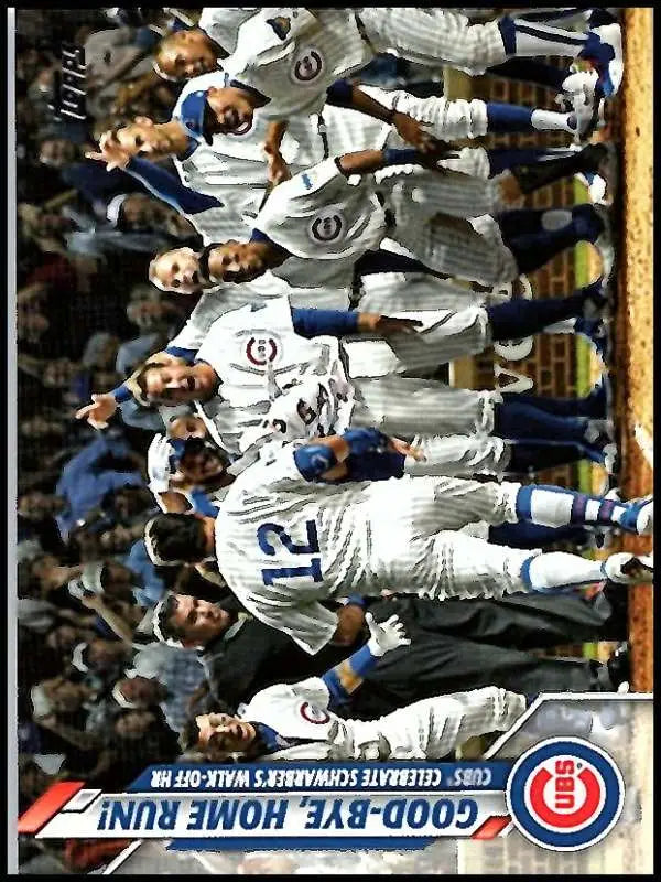 2020 Topps #325 Good-Bye Home Run NM-MT Chicago Cubs Baseball Card - Baseball Card Single