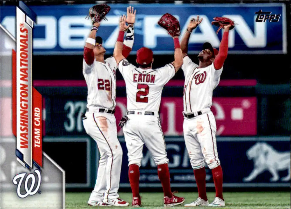 2020 Topps #329 Washington Nationals NM-MT Baseball Card - Baseball Card Single