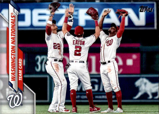 2020 Topps #329 Washington Nationals NM-MT Baseball Card - Baseball Card Single