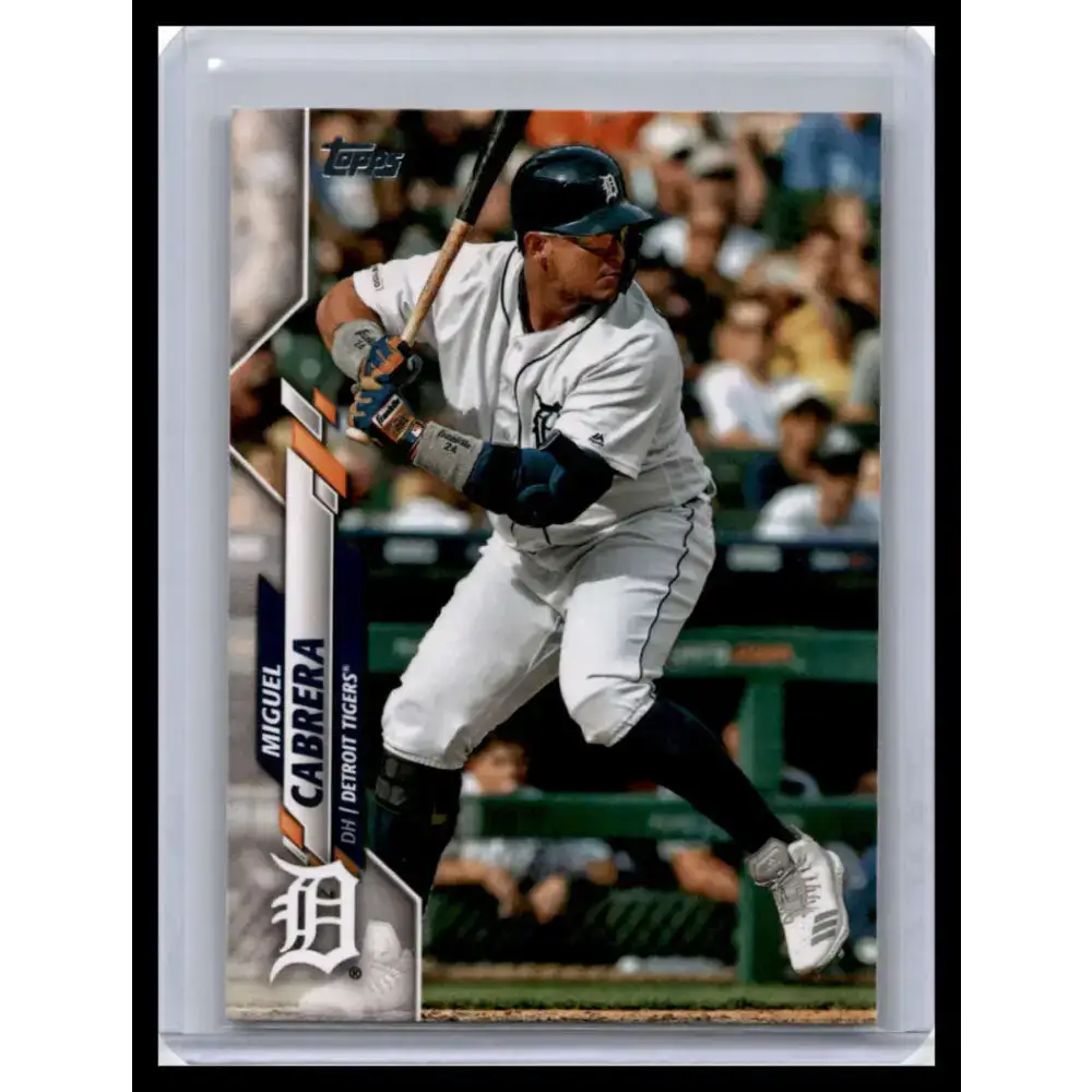 2020 Topps #336 Miguel Cabrera NM-MT Detroit Tigers Baseball Card - Baseball Card Single