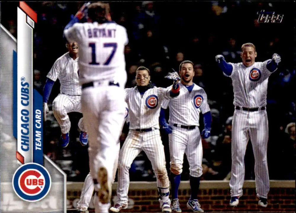 2020 Topps #338 Chicago Cubs NM-MT Baseball Card - Baseball Card Single