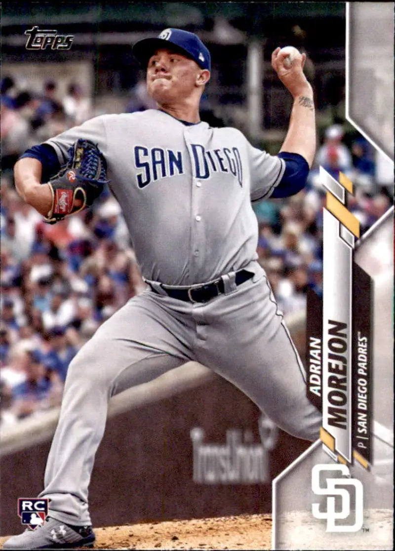 2020 Topps #348 Adrian Morejon NM-MT RC Rookie San Diego Padres Baseball Card - Baseball Card Single