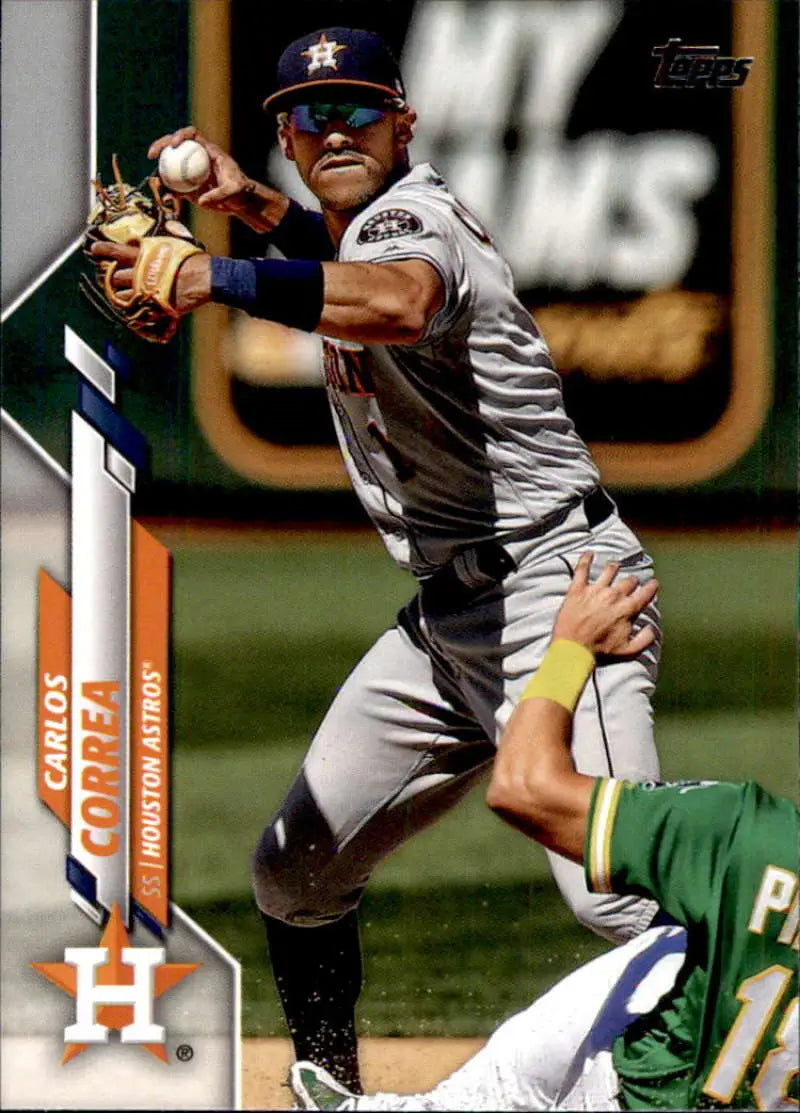 2020 Topps #349 Carlos Correa NM-MT Houston Astros Baseball Card - Baseball Card Single