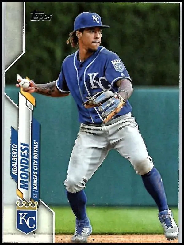 2020 Topps #35 Adalberto Mondesi NM-MT Kansas City Royals Baseball Card - Baseball Card Single
