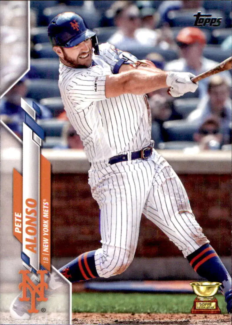 2020 Topps #350 Pete Alonso NM-MT New York Mets Baseball Card - Baseball Card Single
