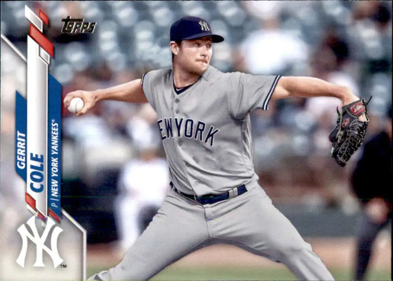 2020 Topps #351 Gerrit Cole NM-MT New York Yankees Baseball Card - Baseball Card Single