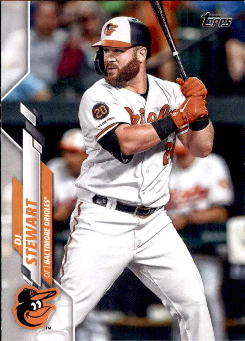 2020 Topps #353 DJ Stewart NM-MT Baltimore Orioles Baseball Card - Baseball Card Single