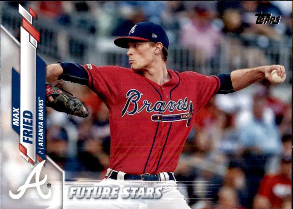 2020 Topps #355 Max Fried NM-MT Atlanta Braves Baseball Card - Baseball Card Single