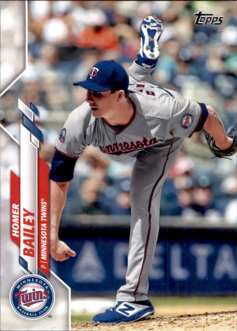 2020 Topps #357 Homer Bailey NM-MT Minnesota Twins Baseball Card - Baseball Card Single