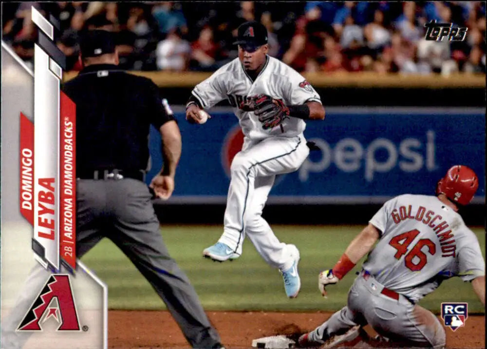 2020 Topps #359 Domingo Leyba NM-MT RC Rookie Arizona Diamondbacks Baseball Card - Baseball Card Single