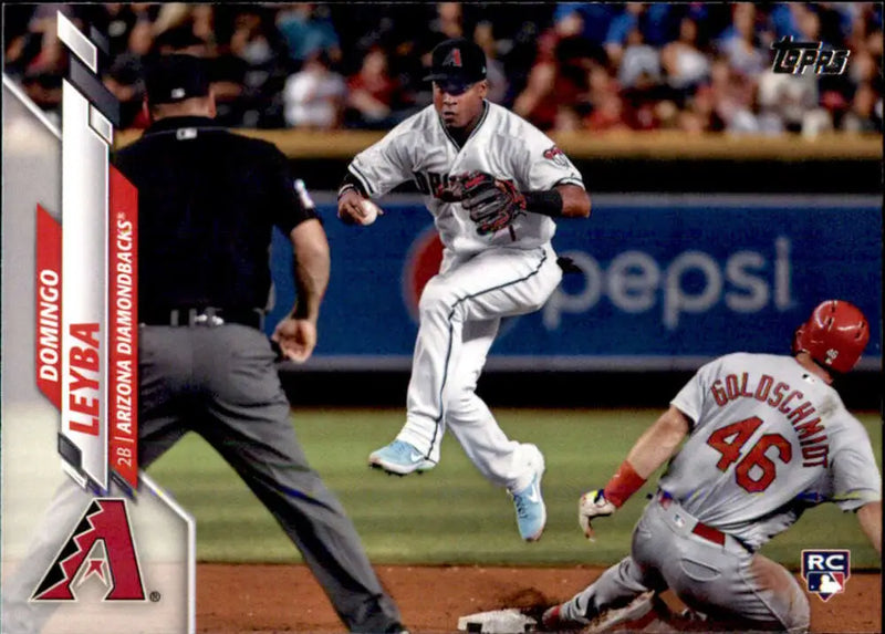 2020 Topps #359 Domingo Leyba NM-MT RC Rookie Arizona Diamondbacks Baseball Card - Baseball Card Single