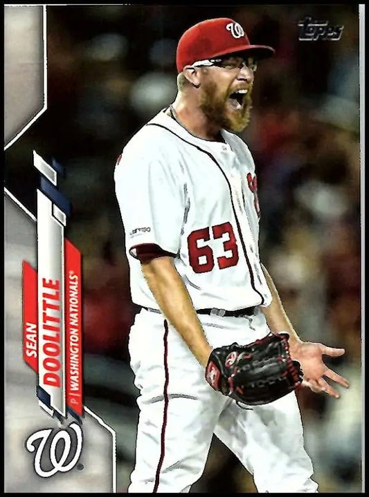 2020 Topps #36 Sean Doolittle NM-MT Washington Nationals Baseball Card - Baseball Card Single