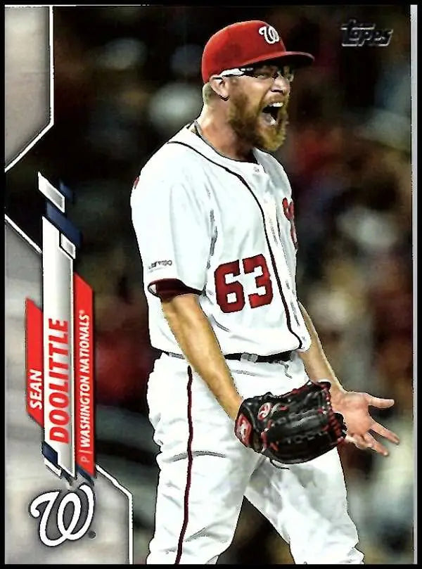 2020 Topps #36 Sean Doolittle NM-MT Washington Nationals Baseball Card - Baseball Card Single