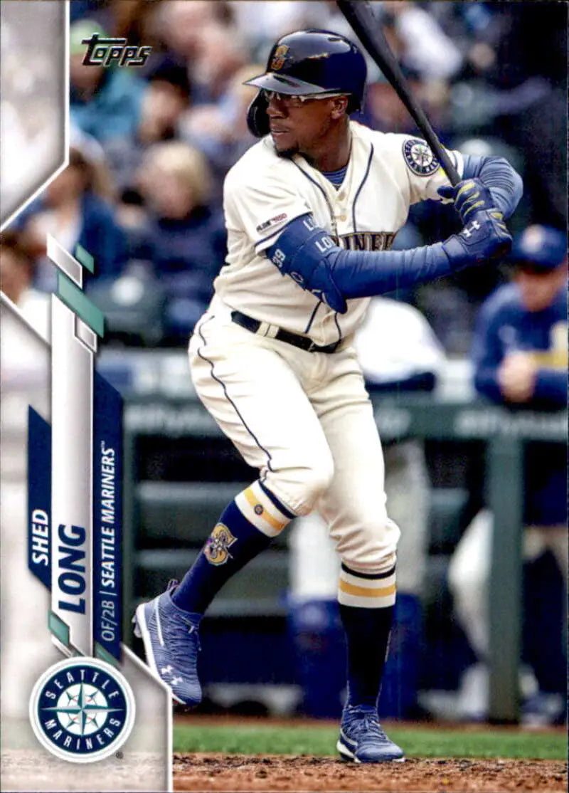 2020 Topps #363 Shed Long NM-MT Seattle Mariners Baseball Card - Baseball Card Single