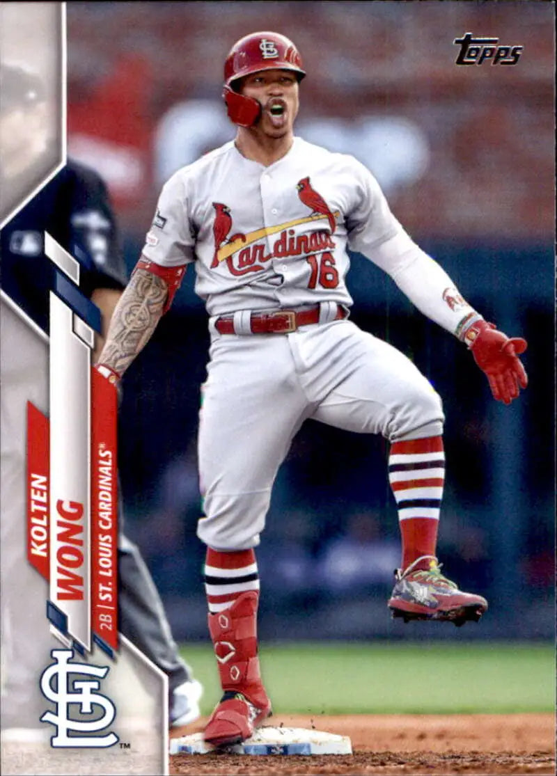 2020 Topps #369 Kolten Wong NM-MT St. Louis Cardinals Baseball Card - Baseball Card Single