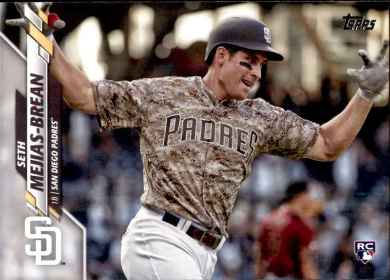 2020 Topps #370 Seth Mejias-Brean NM-MT RC Rookie San Diego Padres Baseball Card - Baseball Card Single