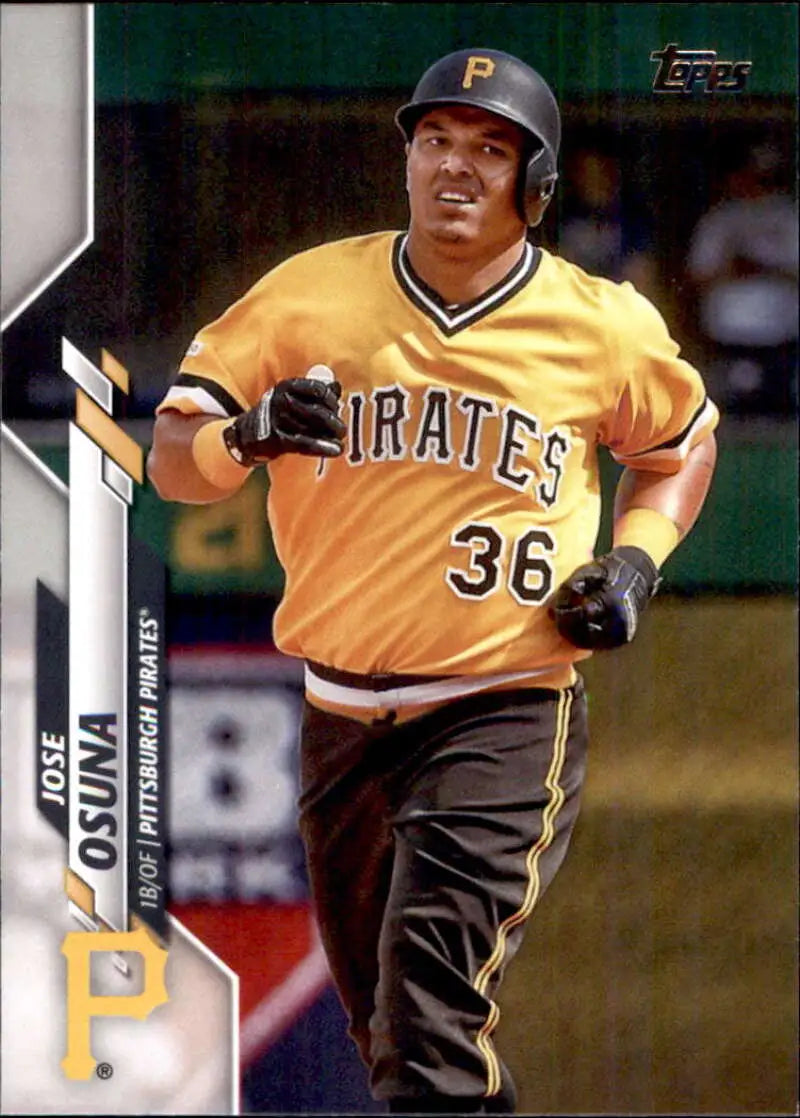 2020 Topps #375 Jose Osuna NM-MT Pittsburgh Pirates Baseball Card - Baseball Card Single