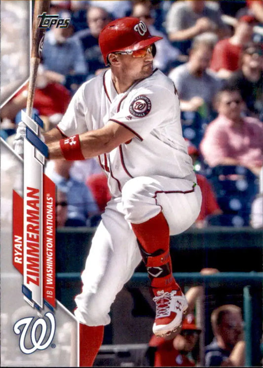 2020 Topps #385 Ryan Zimmerman NM-MT Washington Nationals Baseball Card - Baseball Card Single