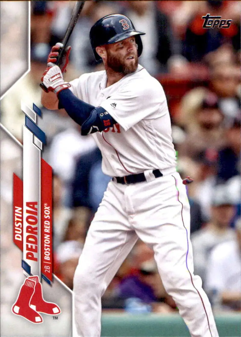 2020 Topps #388 Dustin Pedroia NM-MT Boston Red Sox Baseball Card - Baseball Card Single