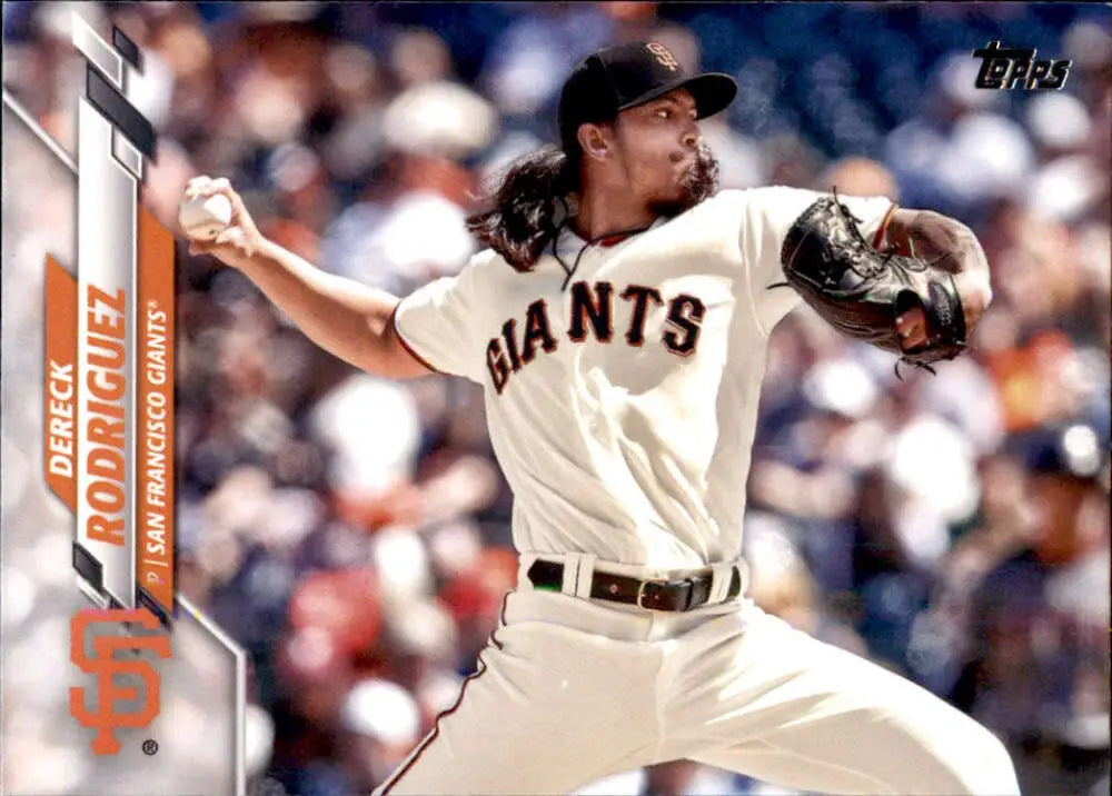 2020 Topps #393 Dereck Rodriguez NM-MT San Francisco Giants Baseball Card - Baseball Card Single