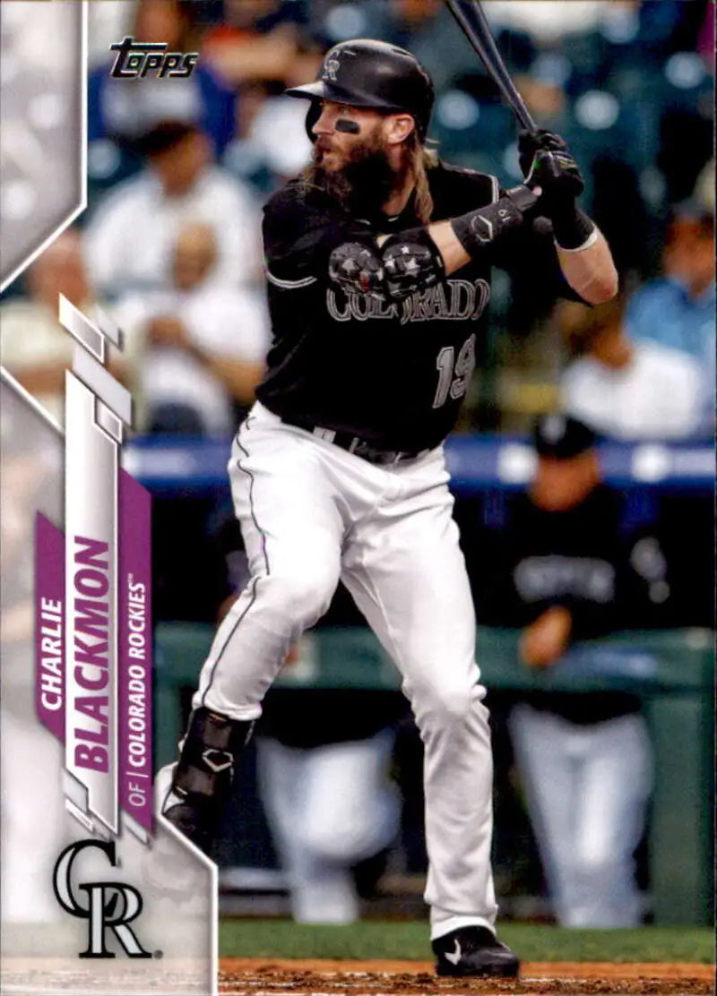 2020 Topps #397 Charlie Blackmon NM-MT Colorado Rockies Baseball Card - Baseball Card Single