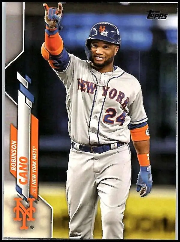 2020 Topps #4 Robinson Cano NM-MT New York Mets Baseball Card - Baseball Card Single
