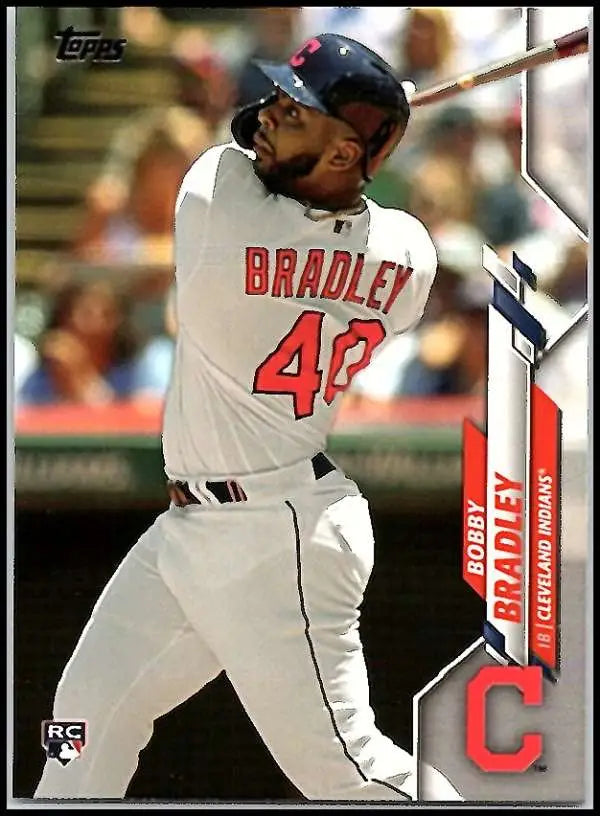 2020 Topps #40 Bobby Bradley NM-MT RC Rookie Cleveland Indians Baseball Card - Baseball Card Single